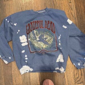 Grateful Dead Blue Tie-Dye Men's Sweater
